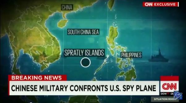 U.S. dringt in chinesische militaerzone ein1